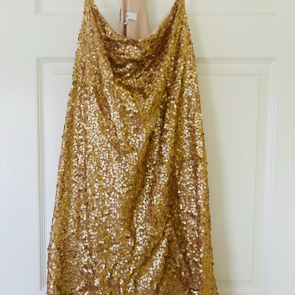 Gold Sequin Dress - Picture 2 of 2